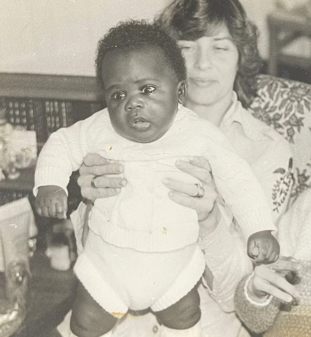 Peter as a baby